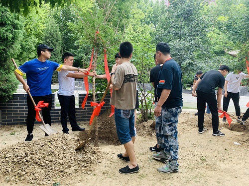 管理科學與工程學院2019屆黨員畢業(yè)生捐樹活動圓滿成功