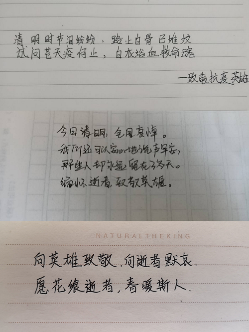 清明追思家國永念，致敬抗疫英雄一路走好