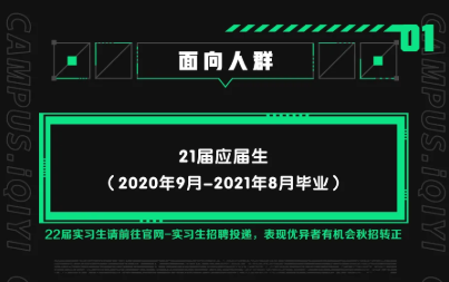 【招聘信息】愛奇藝2021春季校園招聘正式啟動！