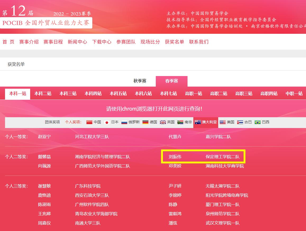 第十二屆POCIB大賽我院2支參賽隊(duì)雙獲團(tuán)體一等獎——保定理工學(xué)院國際經(jīng)濟(jì)與貿(mào)易專業(yè)