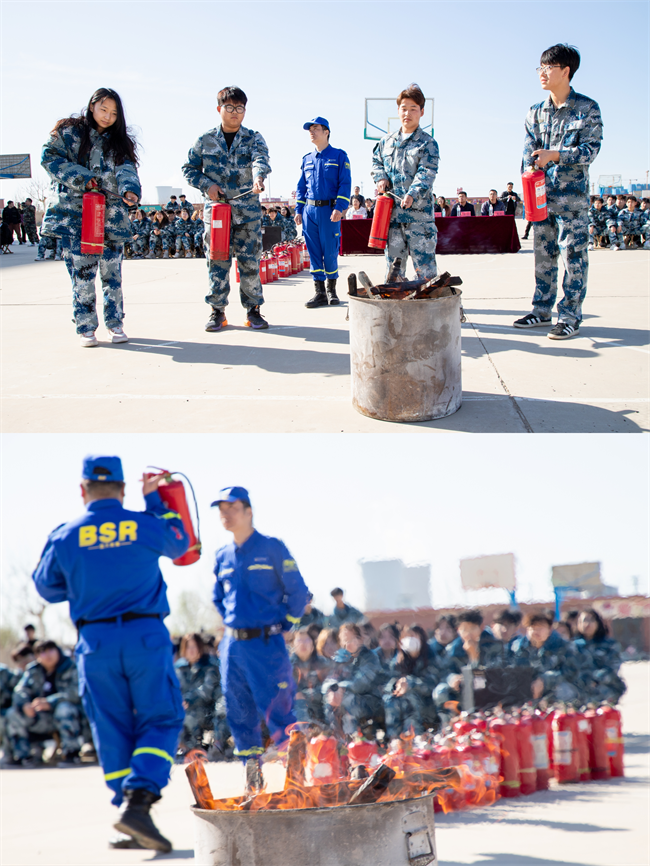 保定理工學(xué)院開展校園安全隱患排查及消防演練